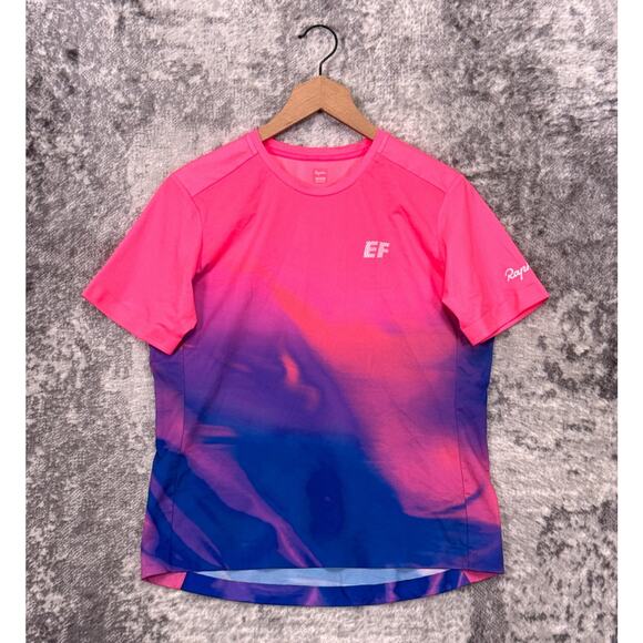 Rapha Cycling Shirt Medium Womens EF Technical Pink Gradient - Picture 1 of 10